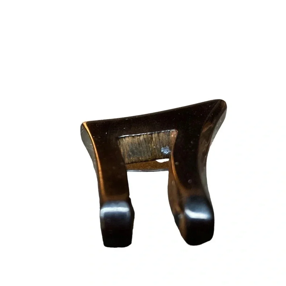 Bakelite Vintage 1940s Licorice Black Pi Sign Brooch Pin (Updated) Math Teacher
